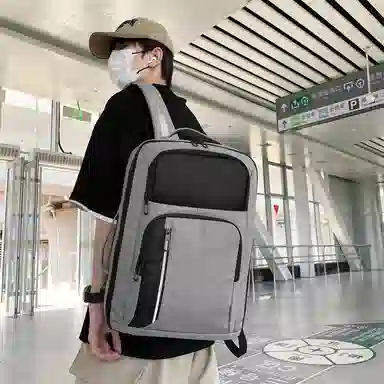 醇龙 牛津布 大容量休闲时尚 双肩包 男女同款情侣款 多色