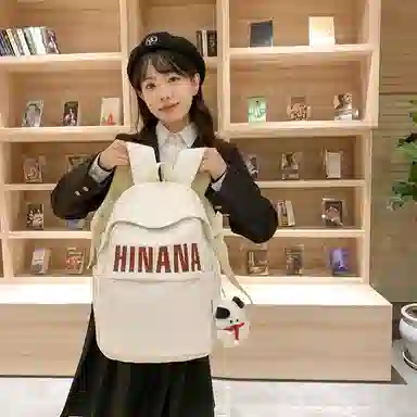 醇龙 日系大容量韩版原宿简约 双肩包 尼龙 男女通用 多色