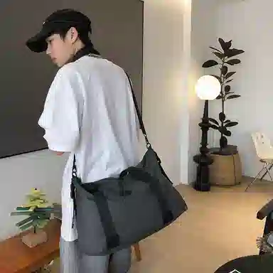 醇龙 轻便出差大容量 尼龙 旅行包 常规 男女同款情侣款 黑/红/粉/灰/蓝