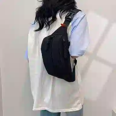 醇龙 小众运动 尼龙 单肩包胸包 常规 男女同款情侣款 蓝/黑/白/绿/红