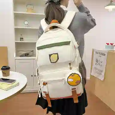 醇龙 高颜值减负时尚撞色 尼龙 双肩包 女款 多色