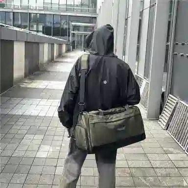 醇龙 大容量干湿分离 尼龙 旅行包 男女同款情侣款 黑/深灰/粉/红/卡其/绿/蓝