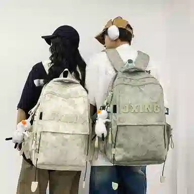 醇龙  尼龙男女通用多色大容量双肩包