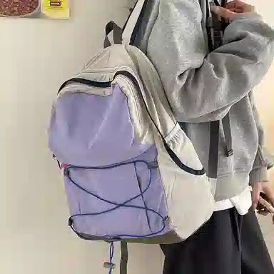 醇龙 轻便外出春游徒步爬山旅行骑行运动学生 尼龙 双肩包 男女通用 多色