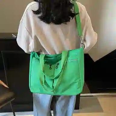 醇龙 大容量百搭通勤时尚潮流 尼龙 托特包单肩包 常规 男女同款情侣款 多色