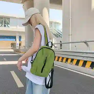 醇龙 外出轻便简约 尼龙 单肩斜挎双肩包 女款 多色