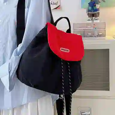 醇龙 时尚小众简约轻便 尼龙 双肩包 常规 女款 多色