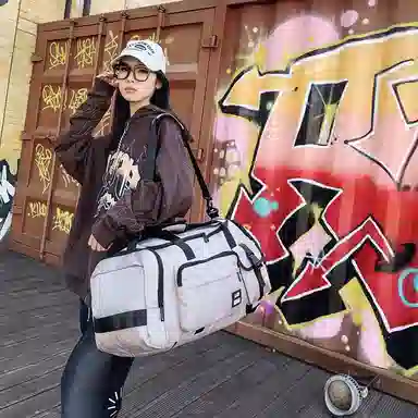 醇龙 大容量运动防水休闲 尼龙 旅行包 常规 男女同款情侣款 黑色/绿色/灰色