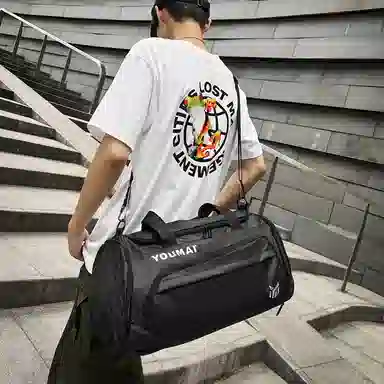 醇龙 简约休闲 多功能 大容量 干湿分离 牛津布 旅行包 男女同款情侣款 多色