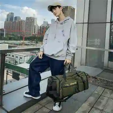 醇龙 大容量  多功能 干湿分离 尼龙 旅行包 男女同款情侣款 多色