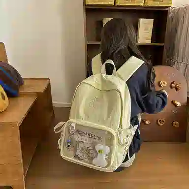 醇龙 二次元卡通 尼龙 双肩包 女款 多色