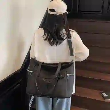 醇龙 高颜值时尚百搭大容量简约通勤 尼龙 托特包单肩包 男女同款情侣款 多色