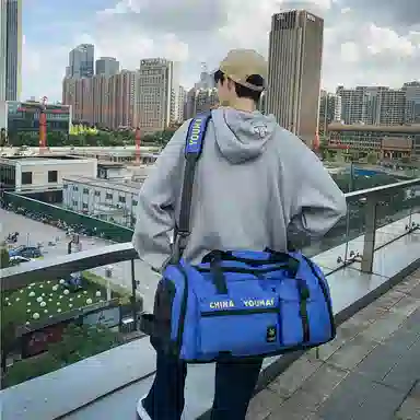 醇龙 大容量  多功能 干湿分离 尼龙 旅行包 男女同款情侣款 多色