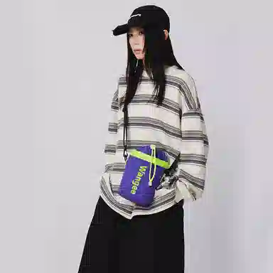 醇龙 小众时尚水杯高级感百搭 尼龙 水桶包单肩包 常规 男女同款情侣款 多色