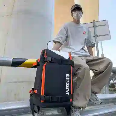 醇龙  大容量运动短途旅行多功能学生 牛津布 双肩包 男女同款情侣款 多色