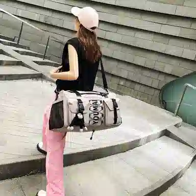 醇龙 大容量  干湿分离  多用途 时尚挂件 尼龙 旅行包 男女同款情侣款 多色