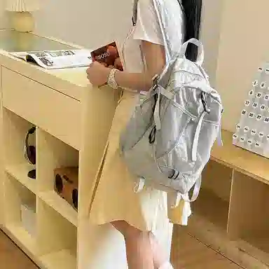 醇龙  轻便机能徒步休闲登山学生运动出游骑行 书包双肩包 尼龙 男女同款情侣款 多色