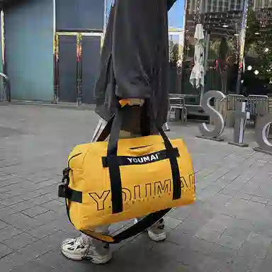 醇龙 大容量 干湿分离 短途便携 尼龙 单肩旅行包 常规 男女同款情侣款 黑/粉/黄/卡其/绿/红