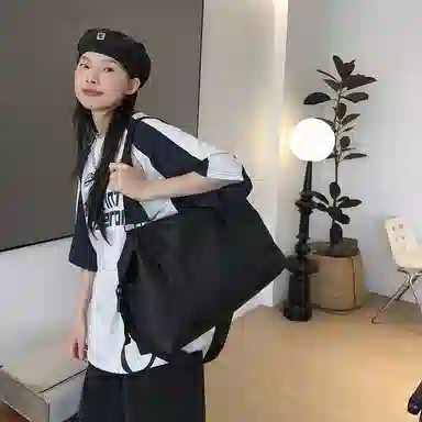 醇龙 轻便出差大容量 尼龙 旅行包 常规 男女同款情侣款 黑/红/粉/灰/蓝