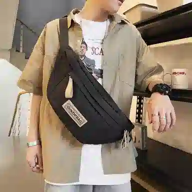 醇龙  大容量休闲运动工装旅游 尼龙 胸包 男女同款情侣款 多色