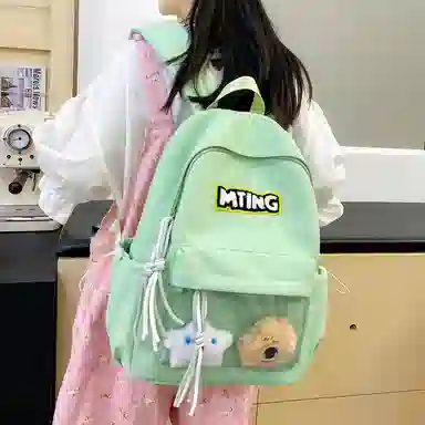 醇龙  尼龙男女通用多色时尚旅游轻便大容量双肩包