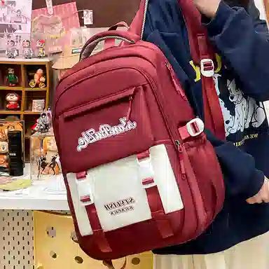 醇龙 减负书包大容量多隔层百搭背包书包 尼龙 双肩包 常规 男女同款情侣款 多色