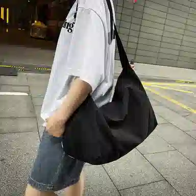 醇龙 日系大容量百搭时尚轻便通勤简约 单肩包 尼龙 男女通用 多色