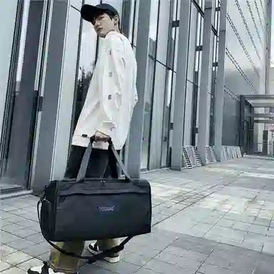 醇龙 大容量干湿分离 尼龙 旅行包 男女同款情侣款 黑/深灰/粉/红/卡其/绿/蓝