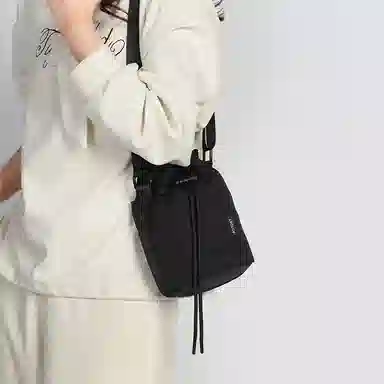 醇龙 户外抽绳小挎包女潮轻便运动束口手机包便携式瑜伽 牛津布 单肩包 常规 男女同款情侣款 多色