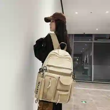 醇龙 大容量高颜值时尚潮流百搭 尼龙 双肩包 常规 男女同款情侣款 多色