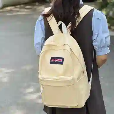 醇龙 简约韩版休闲百搭旅行 双肩包 尼龙 男女通用 多色