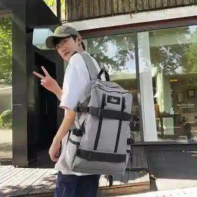 醇龙 日系潮牌电脑旅行大容量学生 牛津布 双肩包 男女同款情侣款 多色