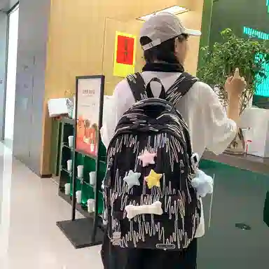 醇龙 百搭简约大容量减负旅行 双肩包 尼龙 女款 多色