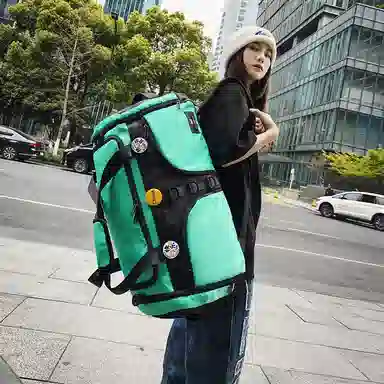 醇龙 大容量干湿分离多功能 尼龙 旅行包 男女同款情侣款 黑/黄/卡其/粉/军绿/青绿/蓝