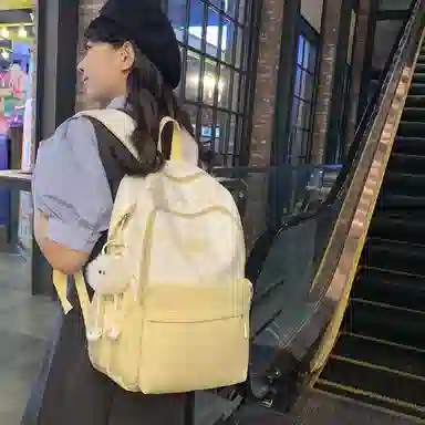 醇龙  休闲简约小众扎染大容量    双肩包  女款