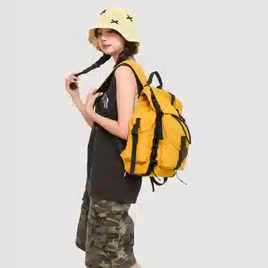 醇龙 时尚潮流简约百搭通勤大容量 尼龙 双肩包 常规 男女同款情侣款 多色