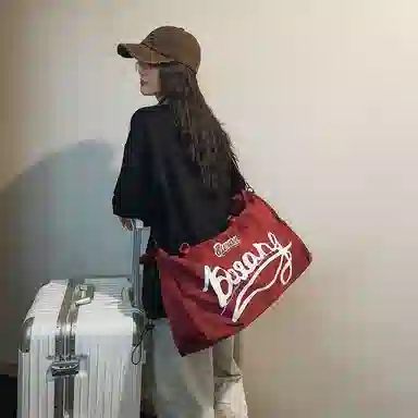 醇龙 干湿分离短途大容量休闲 尼龙布 健身包手提单肩斜挎包旅行包 常规 男女同款情侣款 黑/灰/棕/红