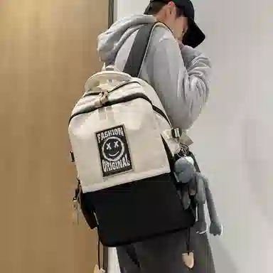 醇龙 通勤轻便减负大容量 尼龙 双肩包 男女同款情侣款 多色