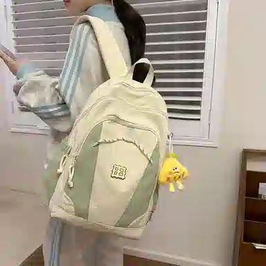 醇龙 暗黑系工装风街拍时尚轻便 尼龙 双肩包 女款 多色