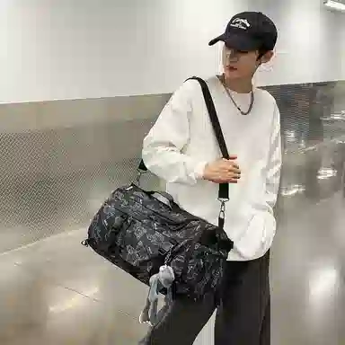 醇龙 手提包多用单肩斜挎包轻便短途旅行包尼龙大容量双肩包 男女通用 多色