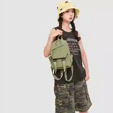 醇龙 百搭多功能休闲轻便简约 尼龙 双肩包 常规 男女同款情侣款 多色