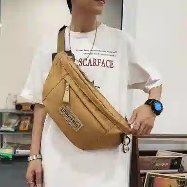 醇龙  大容量休闲运动工装旅游 尼龙 胸包 男女同款情侣款 多色