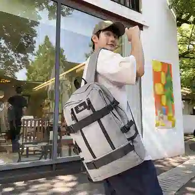 醇龙 日系潮牌电脑旅行大容量学生 牛津布 双肩包 男女同款情侣款 多色