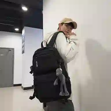 醇龙 尼龙 男女通用 多色 拉链开合大容量 双肩包