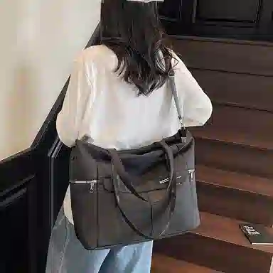 醇龙 高颜值时尚百搭大容量简约通勤 尼龙 托特包单肩包 男女同款情侣款 多色