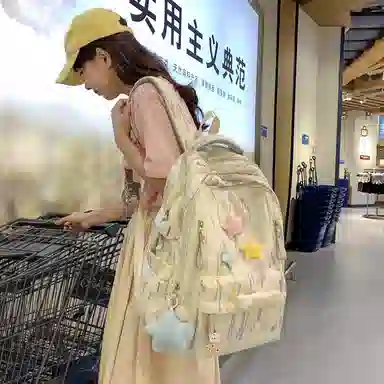 醇龙 百搭简约大容量减负旅行 双肩包 尼龙 女款 多色