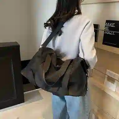 醇龙 时尚轻便大容量手提出差行李包短途旅游衣物收纳包 尼龙 旅行包 男女同款情侣款 多色