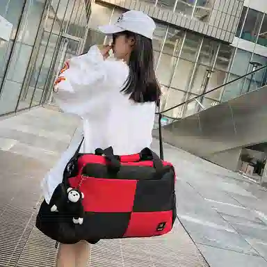 醇龙 大容量多用轻便干湿分离 牛津布 单肩包 男女同款情侣款 黑/蓝/青绿/红/白/粉/黄/紫