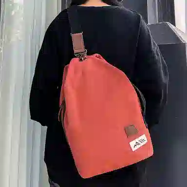 醇龙 日系复古潮流简约时尚高级 帆布 胸包 常规 男女同款情侣款 多色