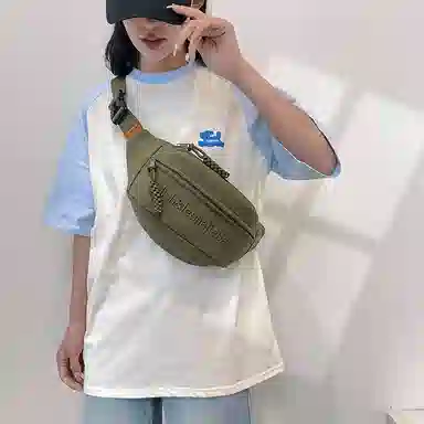 醇龙 小众运动 尼龙 单肩包胸包 常规 男女同款情侣款 蓝/黑/白/绿/红